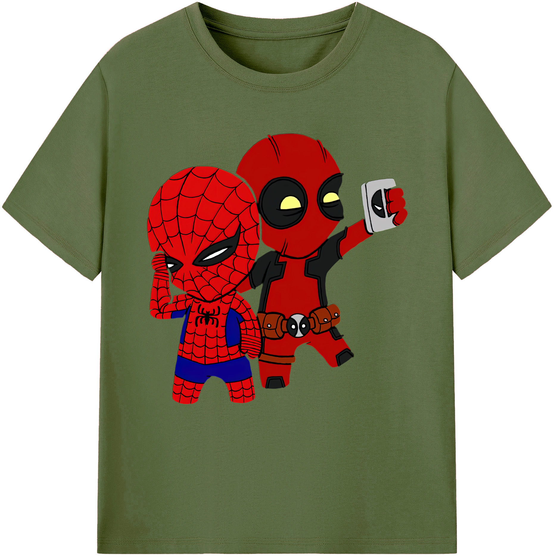 （画像用） Deadpool デッドプール 綿100％半袖Tシャツ（フロントプリント）